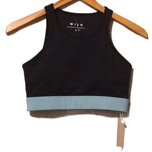 Wilo Color Block Sports Black with Teal Band Melbourne Australia Women’s Small
